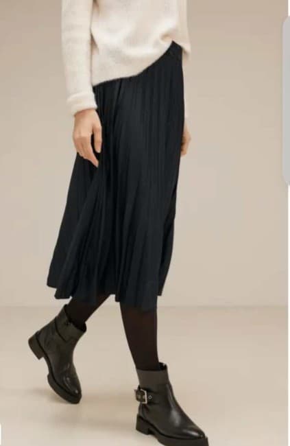 JUPE PLIS SOLEIL NOIR STREET ONE 361396