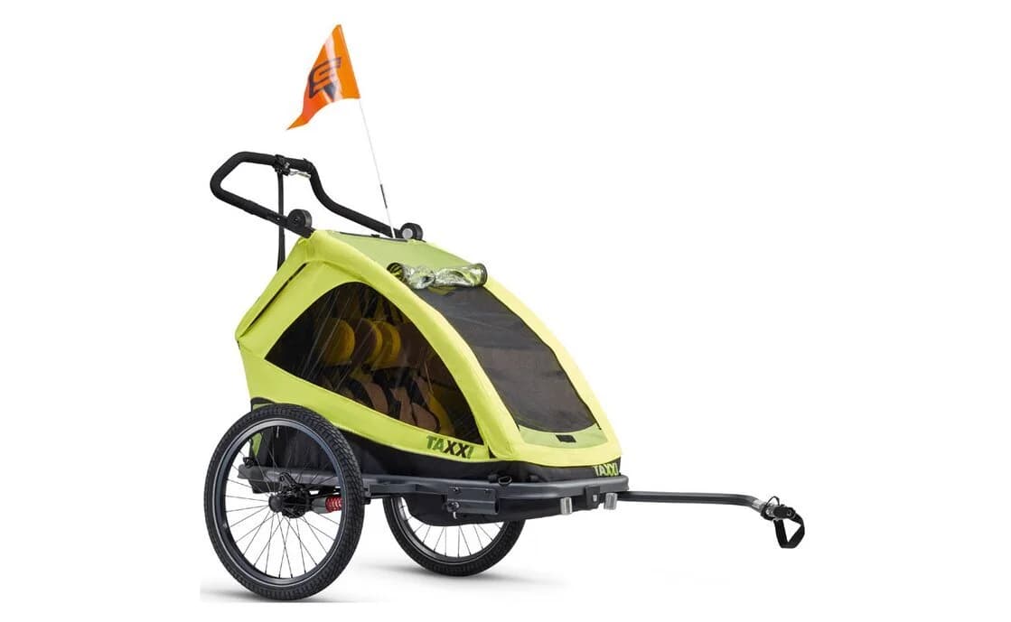 Kinderanhänger TAXXI ELITE for two – Gelb | lemon