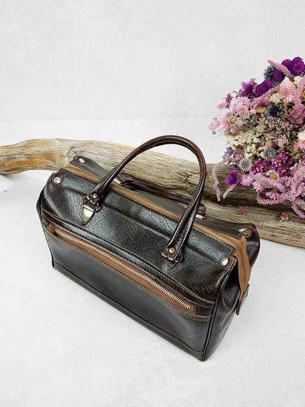 Sac Ă main en cuir marron