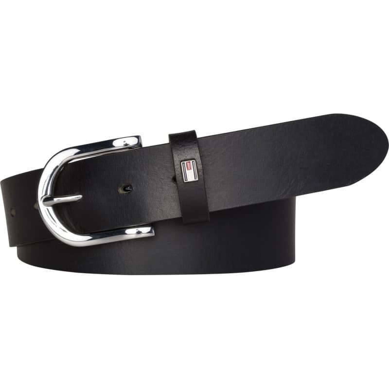Ceinture Cuir Femme Tommy Jeans NEW DANNY 90 MASTERS BLACK