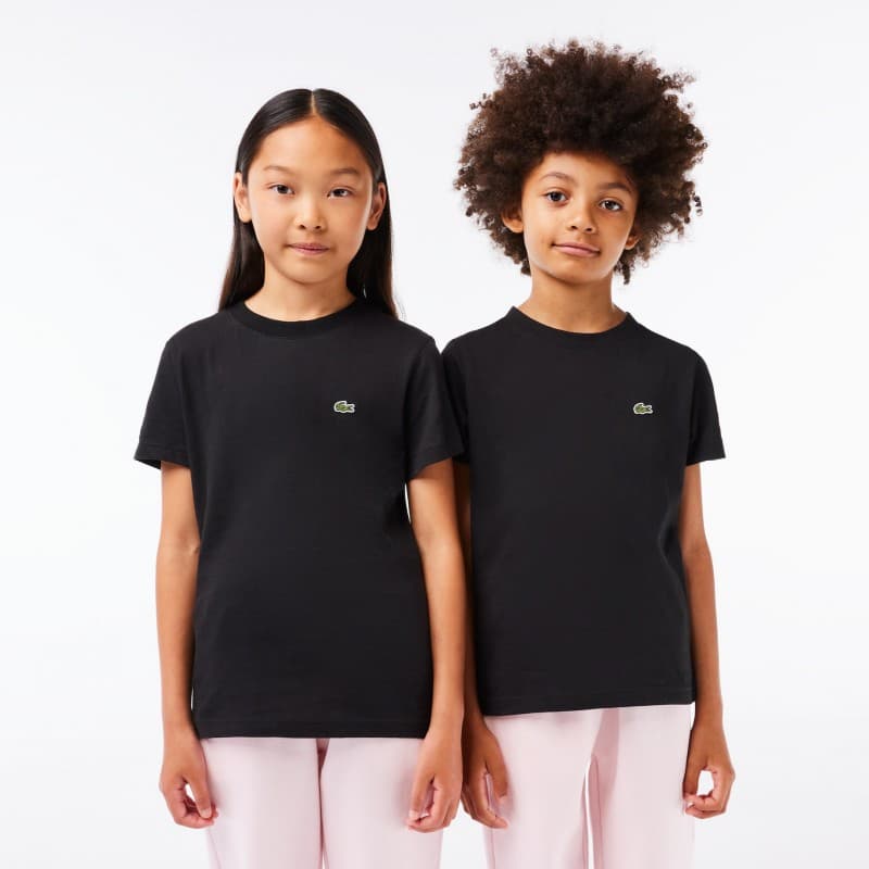 T-Shirt Enfant Lacoste TJ1122 Noir 10 ans