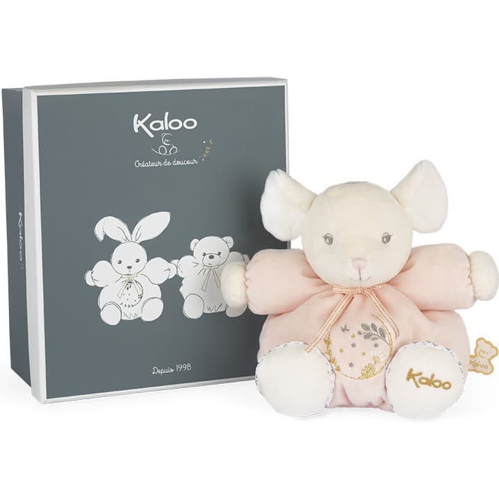 Kaloo Peluche souris Patapouf Rose 15 cm