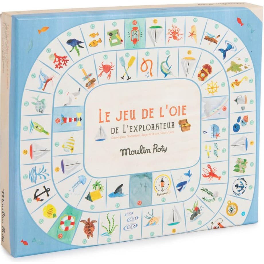 Moulin Roty Jeu de l'oie de l'explorateur Le jardin du moulin