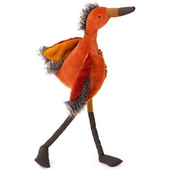 Moulin Roty Peluche Oiseau aigrette Tout autour du monde