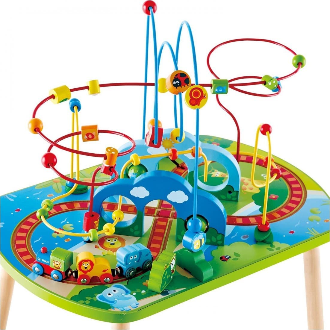 Hape Toys Table d'activités du train de la jungle