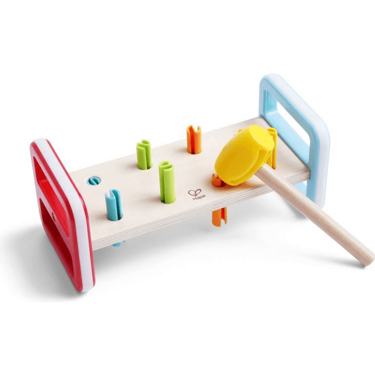 Hape Toys Banc à marteler arcciel Dès 12 mois