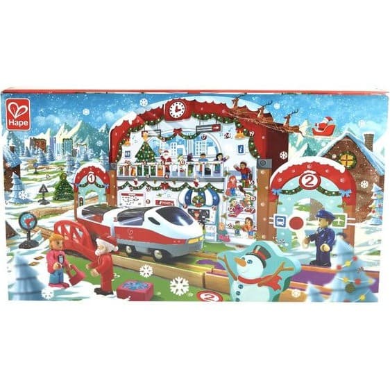 Hape Toys Calendrier de l'Avent Grande gare Hape