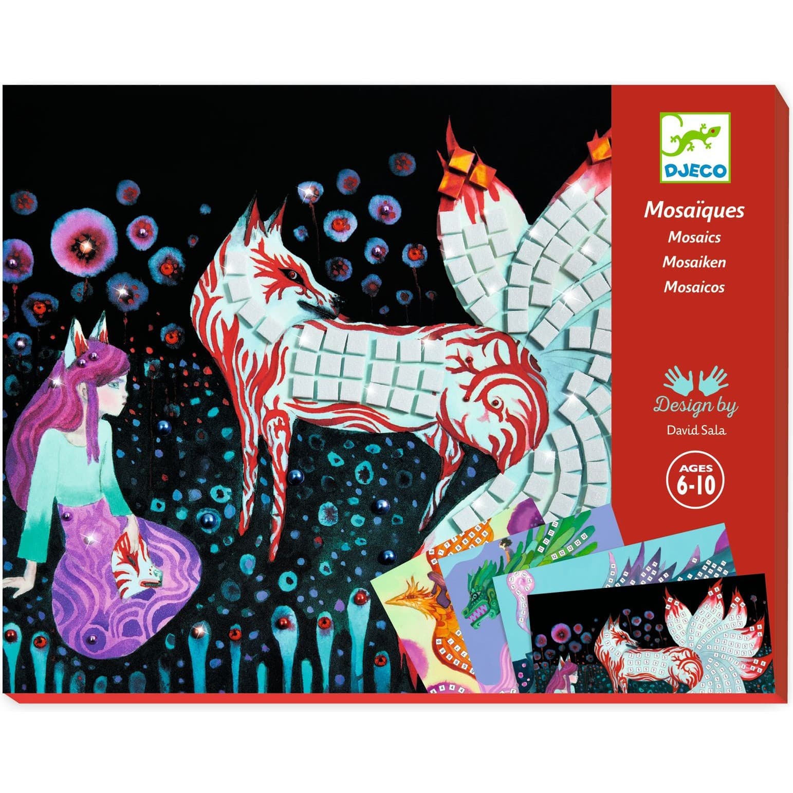 Djeco Coffret mosaiques Créatures légendaires