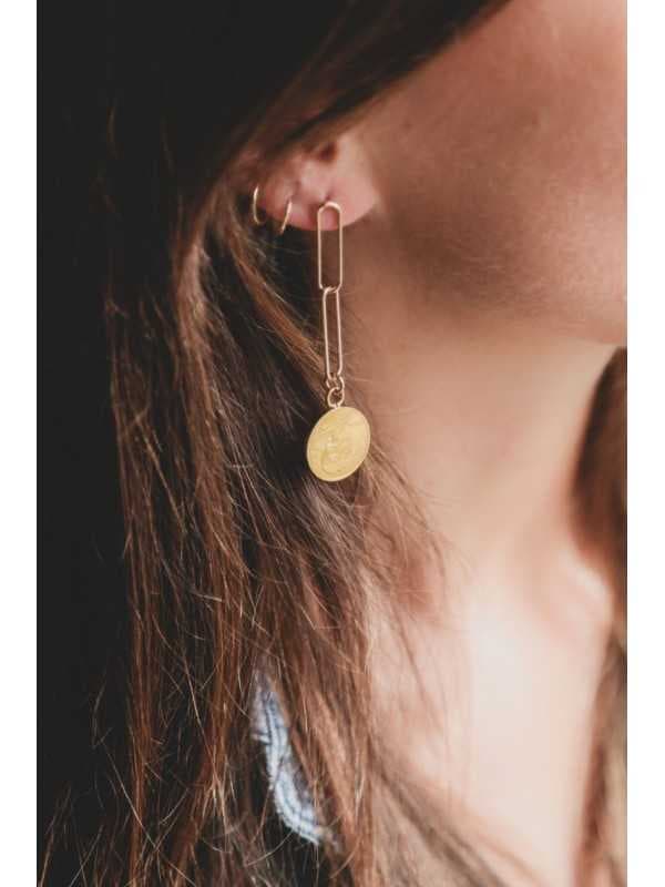 Boucles d'oreilles "les lilloises double"