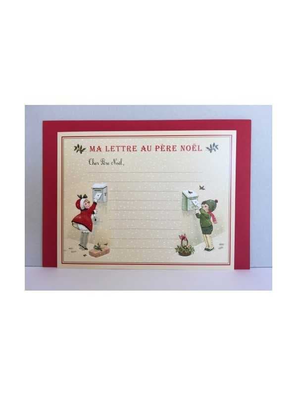 Lettre au père Noël enfants