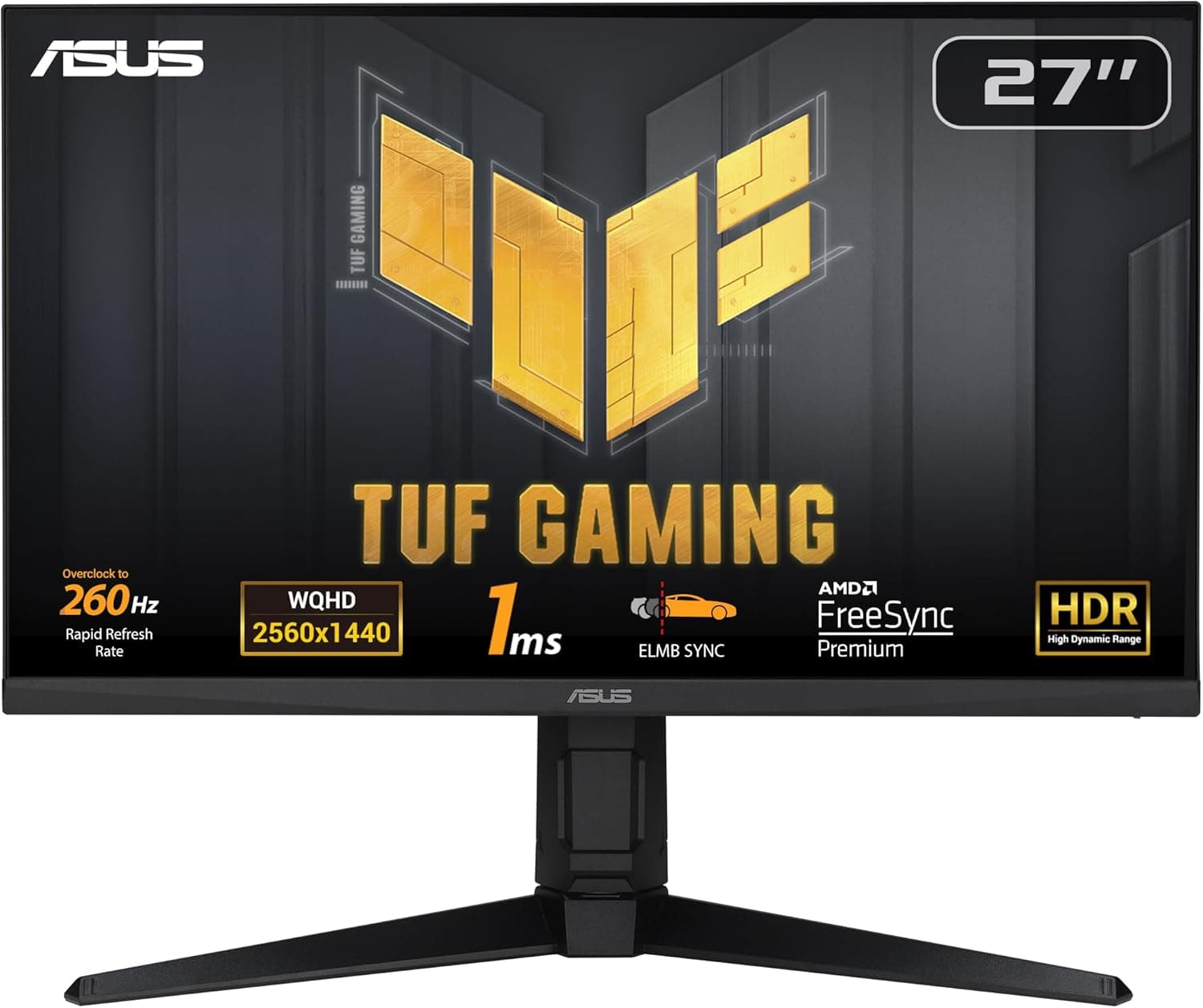 Ăcran Gaming 4K 28ââ â ASUS TUF VG28UQL1A, IPS 144 Hz, 1 ms, HDMI 2.1, G-Sync / FreeSync, HDR400, ELMB Sync - 28" 4K - 260hz