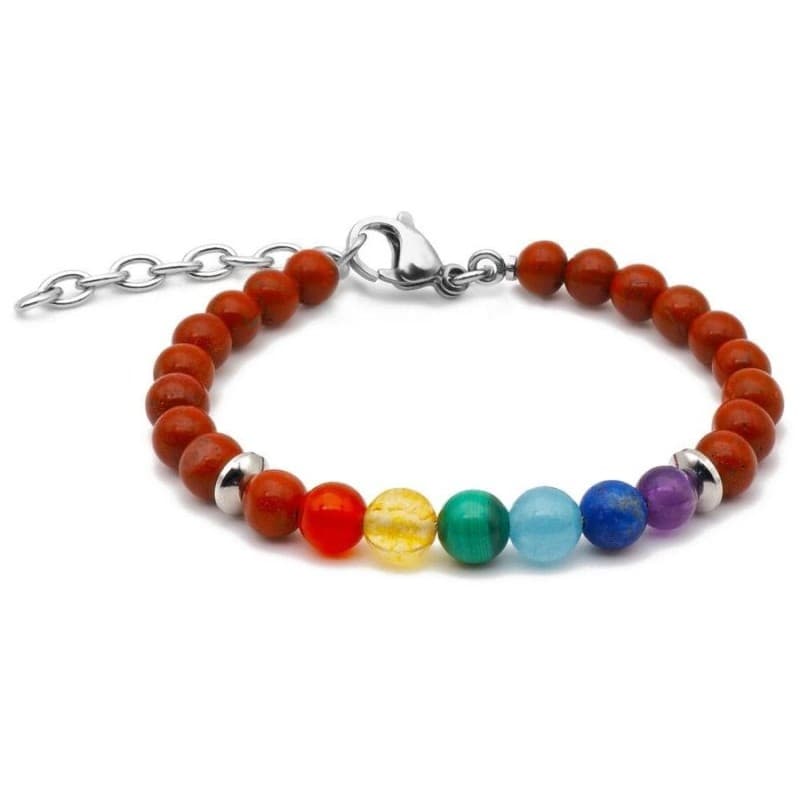 Bracelet MULADHARA Chakra racine - femme / homme pierres naturelles STILIVITA - STILIVITA bracelets chemin de vie