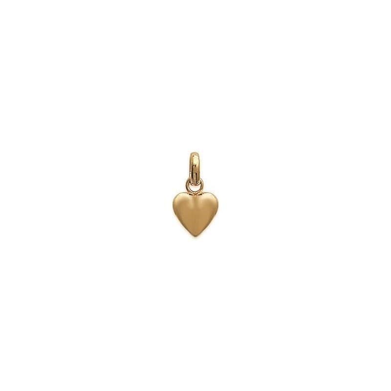 Pendentif coeur plaqué or pour femme et enfant - Lyn&Or Bijoux
