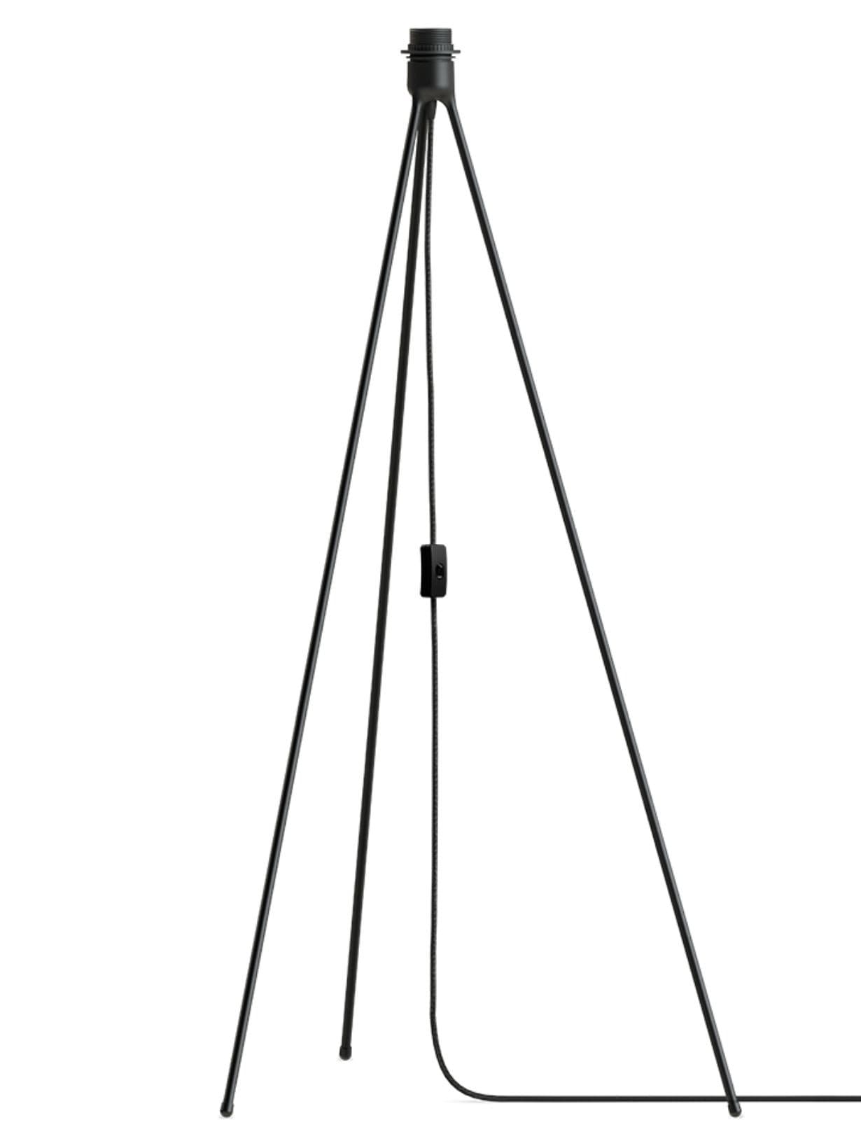 Trépied de lampe, Tripod Floor Noir - Umage