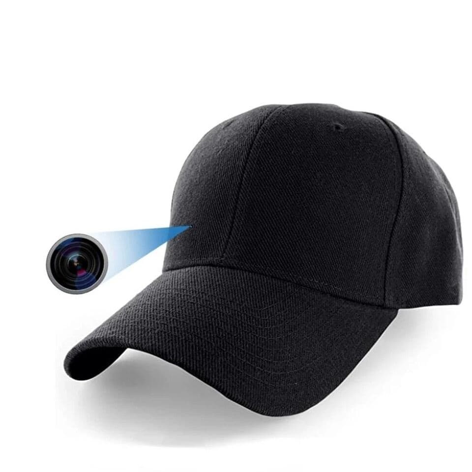 Casquette caméra espion Wi-Fi/IP P2P