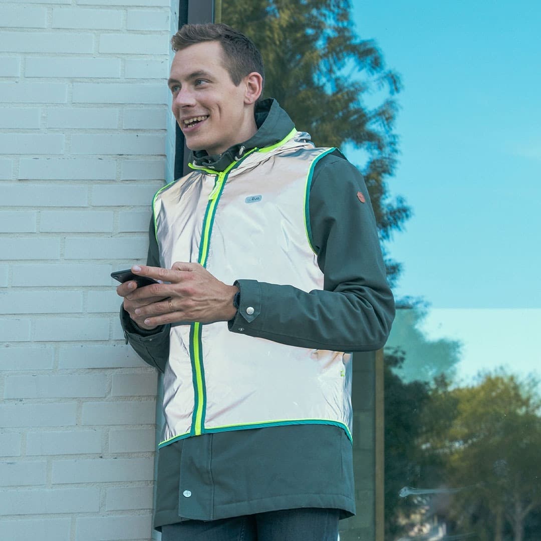 Gilet réfléchissant homme Go Fluo Darknight