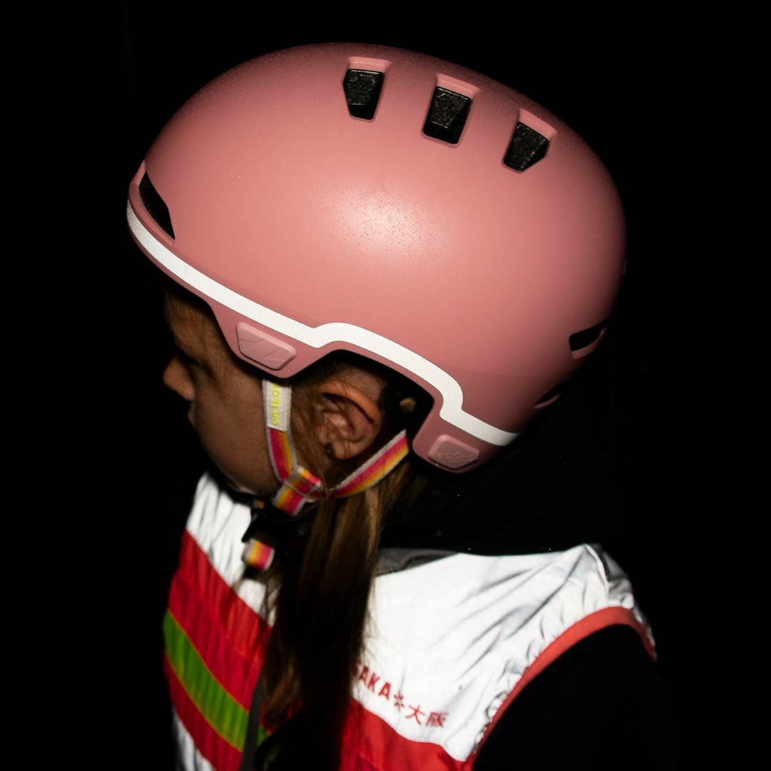 Casque vélo enfant réfléchissant Go Fluo