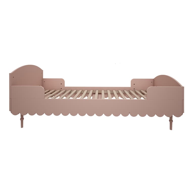 Lit 90x200 sommier inclus Wood Luck Babushka Rose