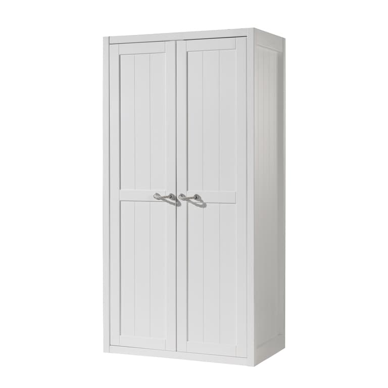 Armoire 2 portes Vipack Lewis - Blanc