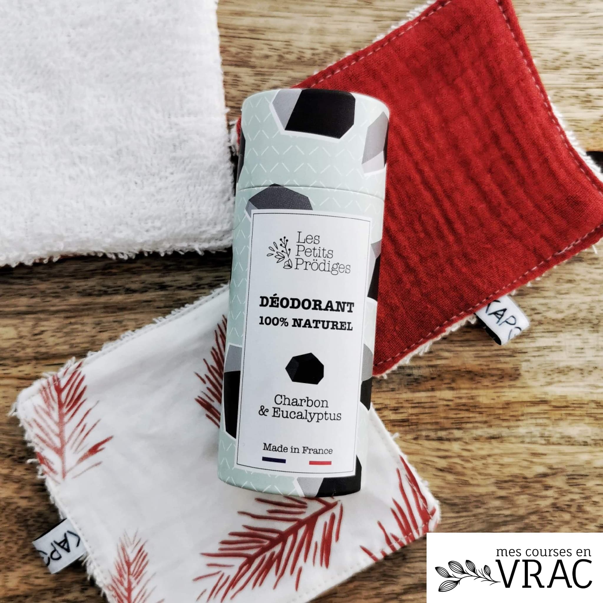 Déodorant solide - Charbon & Eucalyptus