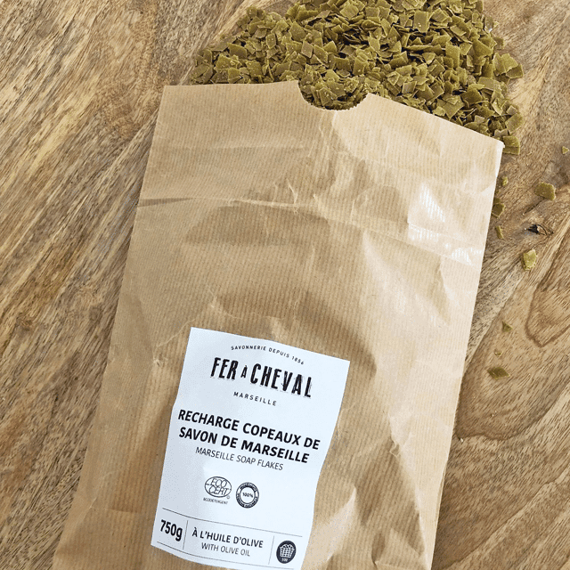 Copeaux de savon de Marseille olive en vrac (recharge) - 750 g