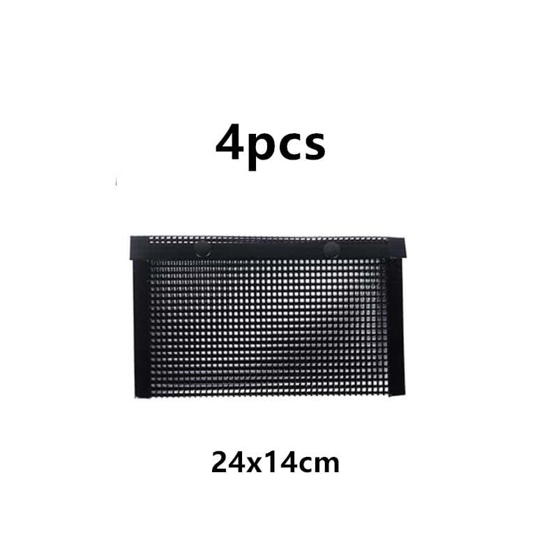 Sacs de cuisson pour barbecue de haute qualité - non toxiques, inodores - 24x14cm 4pcs - Black