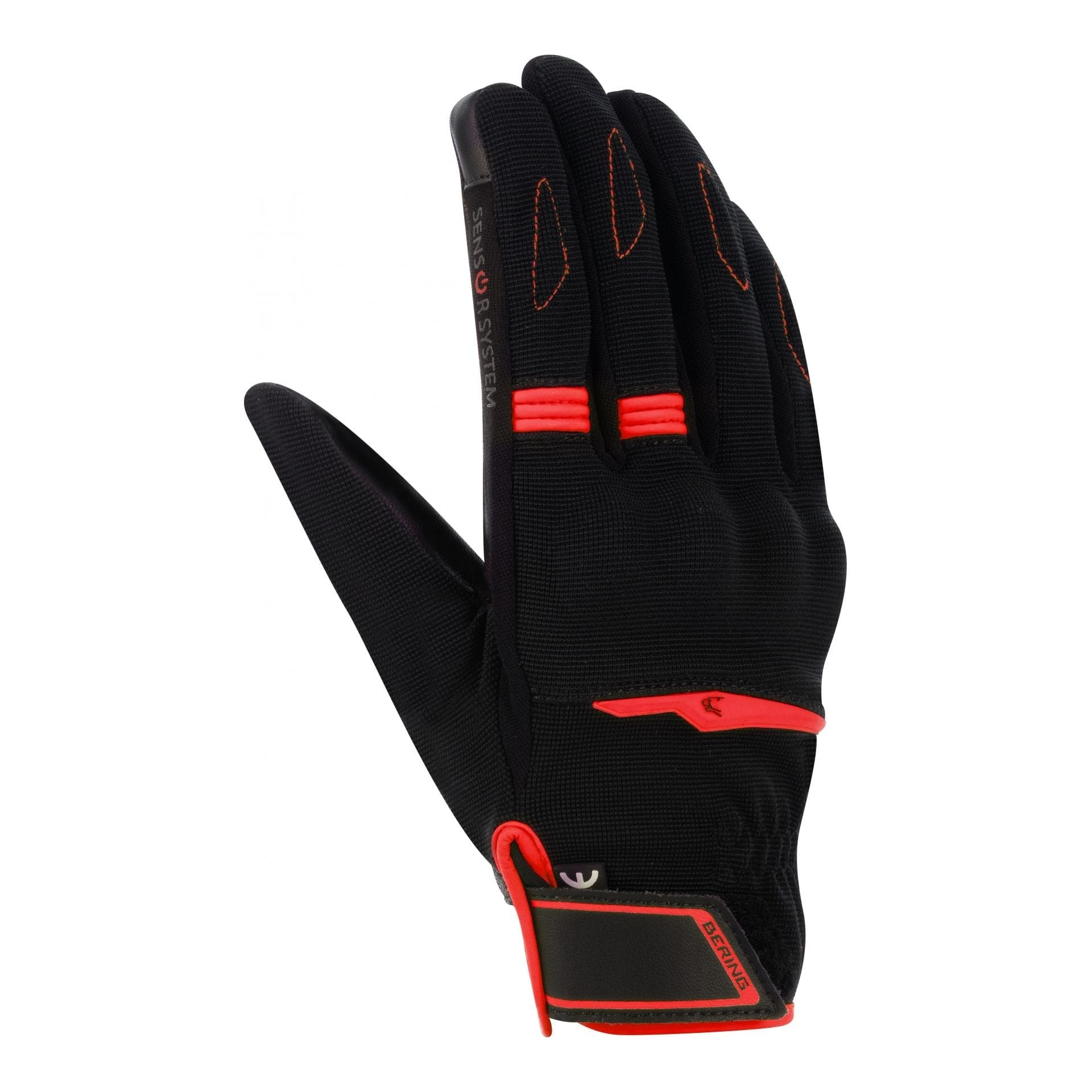 Gants Bering Fletcher Evo Noir list: Noir / Rouge Fluo|Noir|Blanc|Rouge|Jaune|Multicolore