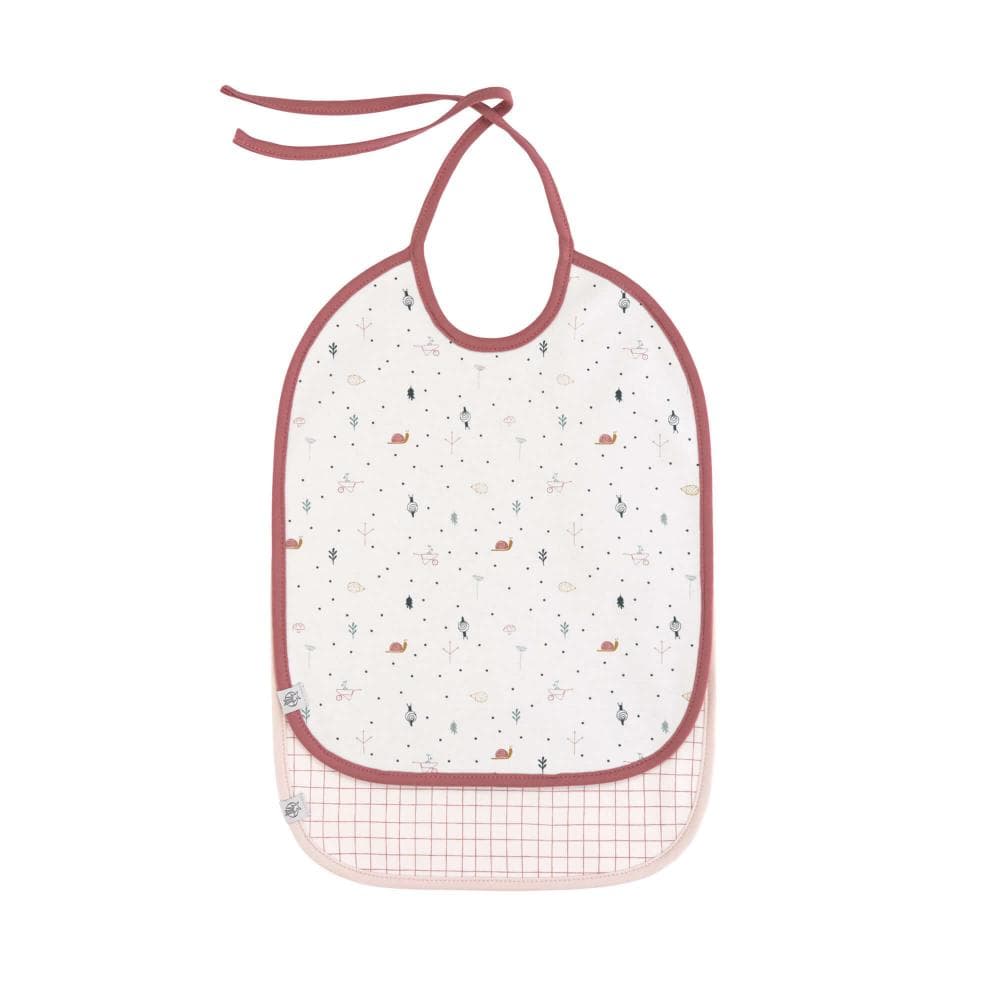 Lot de 2 bavoirs medium, Garden Explorer Escargot Lässig