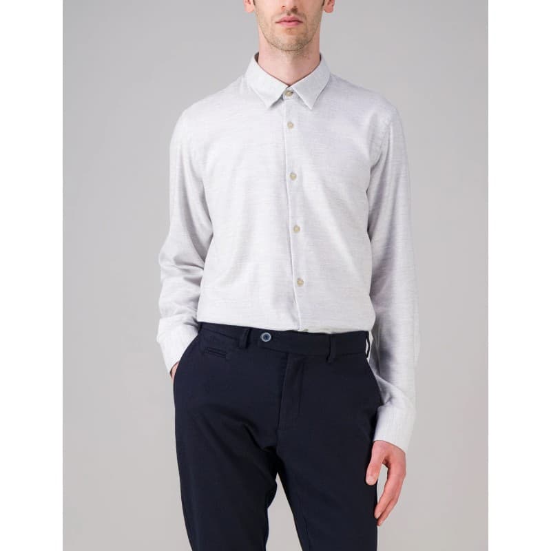 Chemise en flanelle bio grise JAGVI - XL