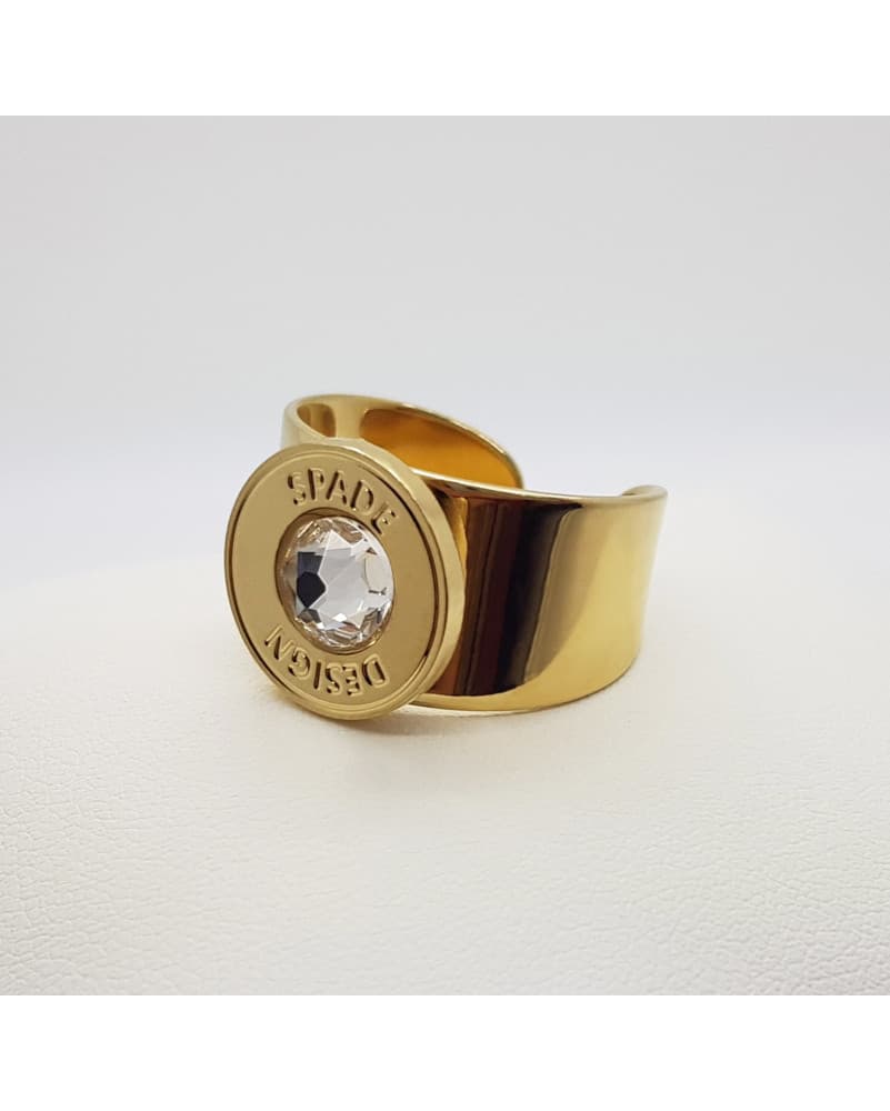 Bague chevalière Spade - doré