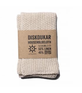 Chiffon Naturel en Lin et Coton - Beige