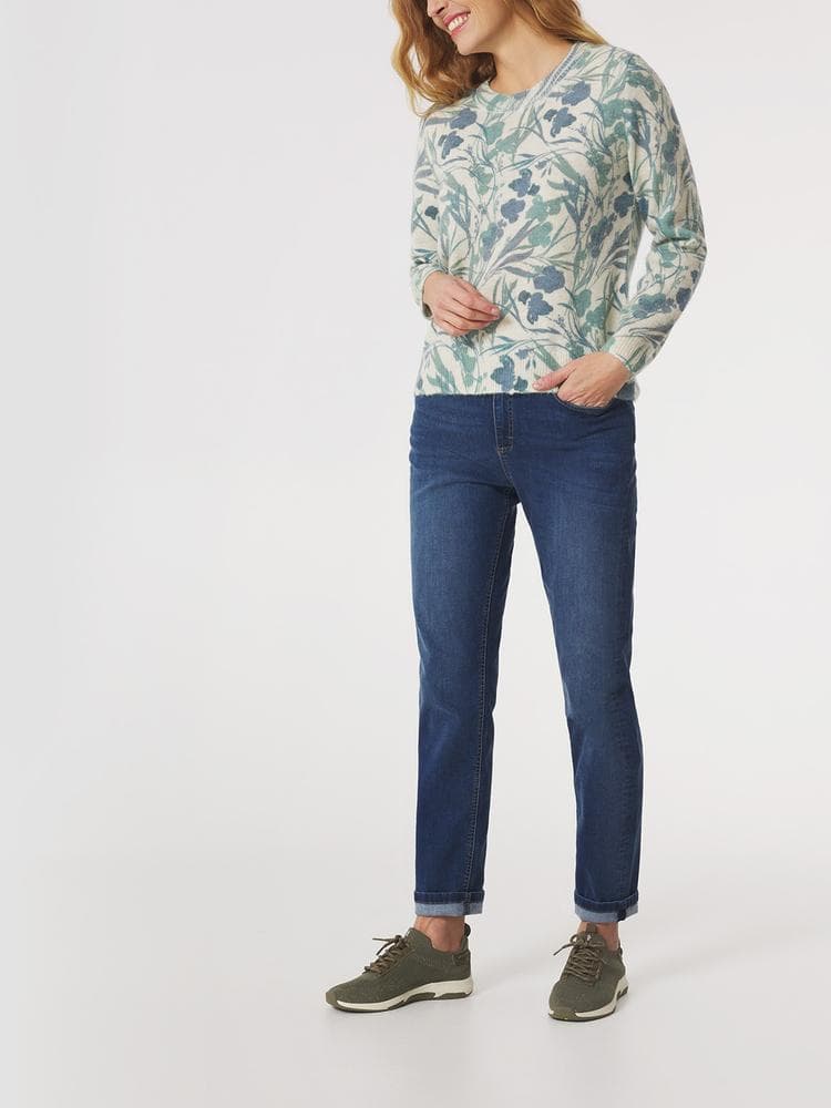 Pull col rond Blumepul - Couleur vert - Pour Femme - TBS - Taille S