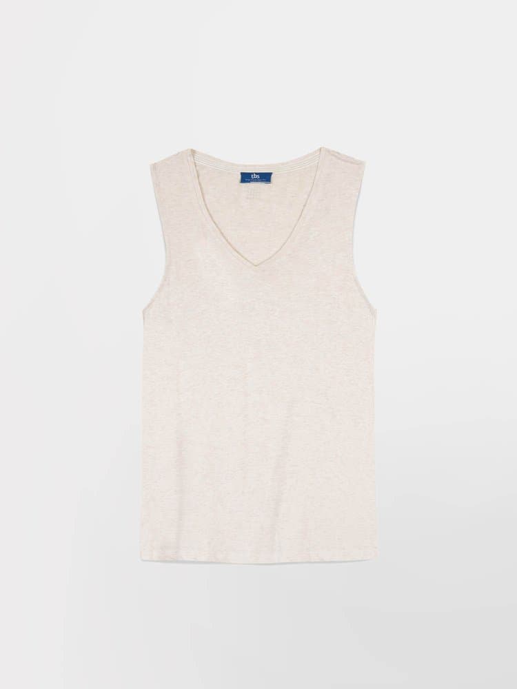 T-Shirt Adinadeb - Couleur blanc/ecru - Pour Femme - TBS - Taille L