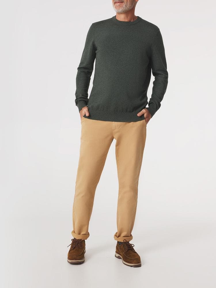 Pull encolure ronde Malikron - Couleur vert - Pour Homme - TBS - Taille XL
