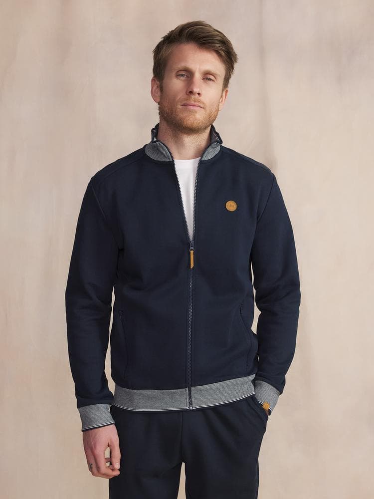 Sweat zippé Loanngil - Couleur bleu marine - Pour Homme - TBS - Taille L