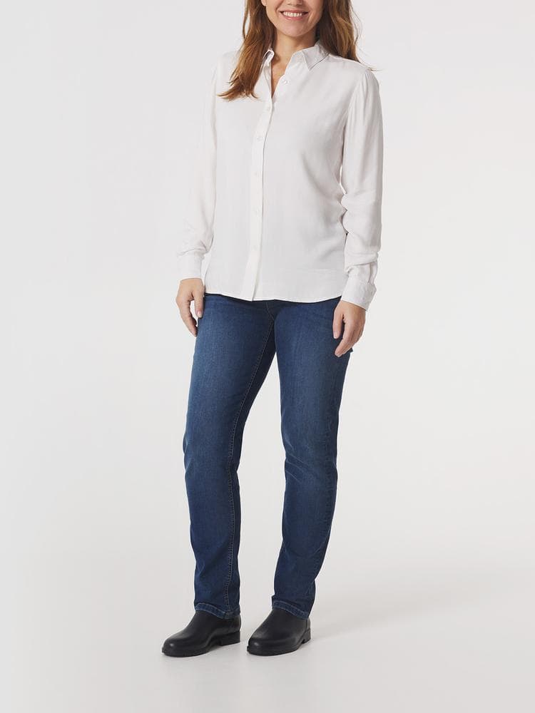 Chemise manches longues Anaelche - Couleur blanc/ecru - Pour Femme - TBS - Taille 38