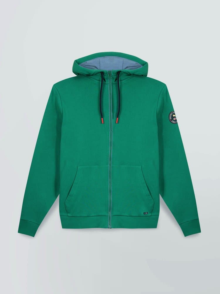 Sweat zippé Gianizip - Couleur vert - Pour Homme - TBS - Taille M