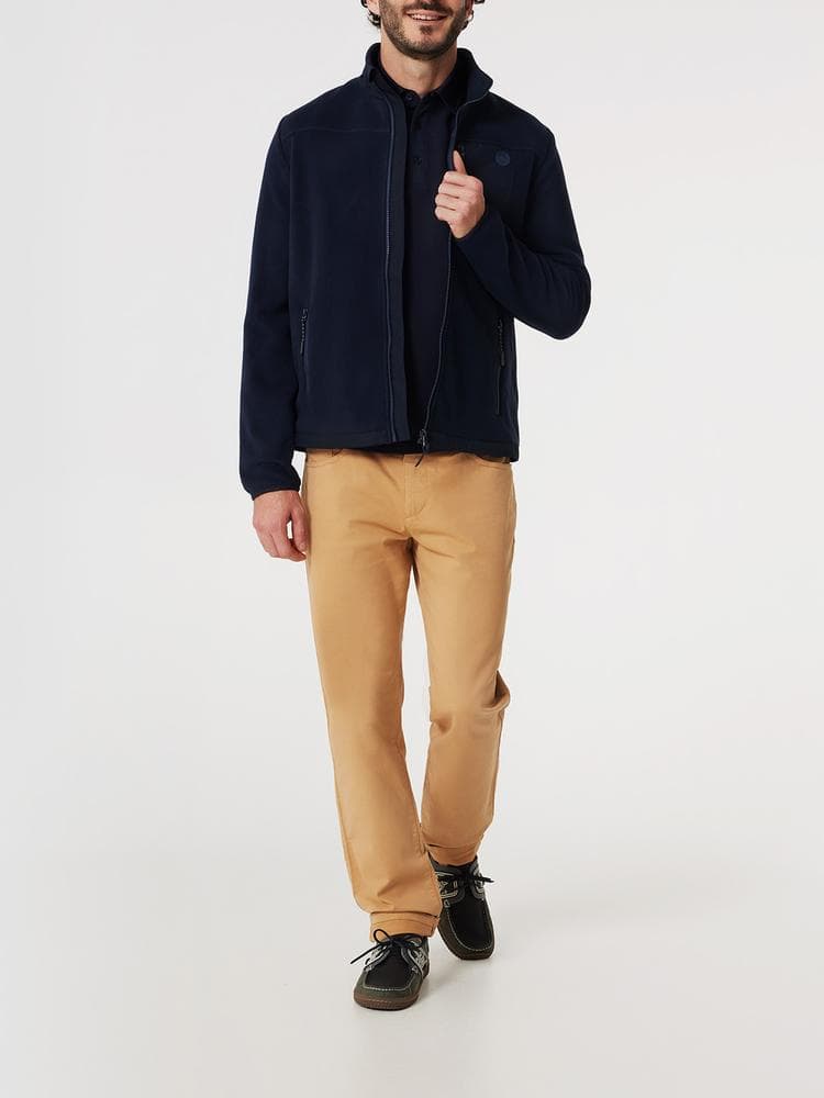 Sweat zippé Alvinzip - Couleur bleu marine - Pour Homme - TBS - Taille 3XL