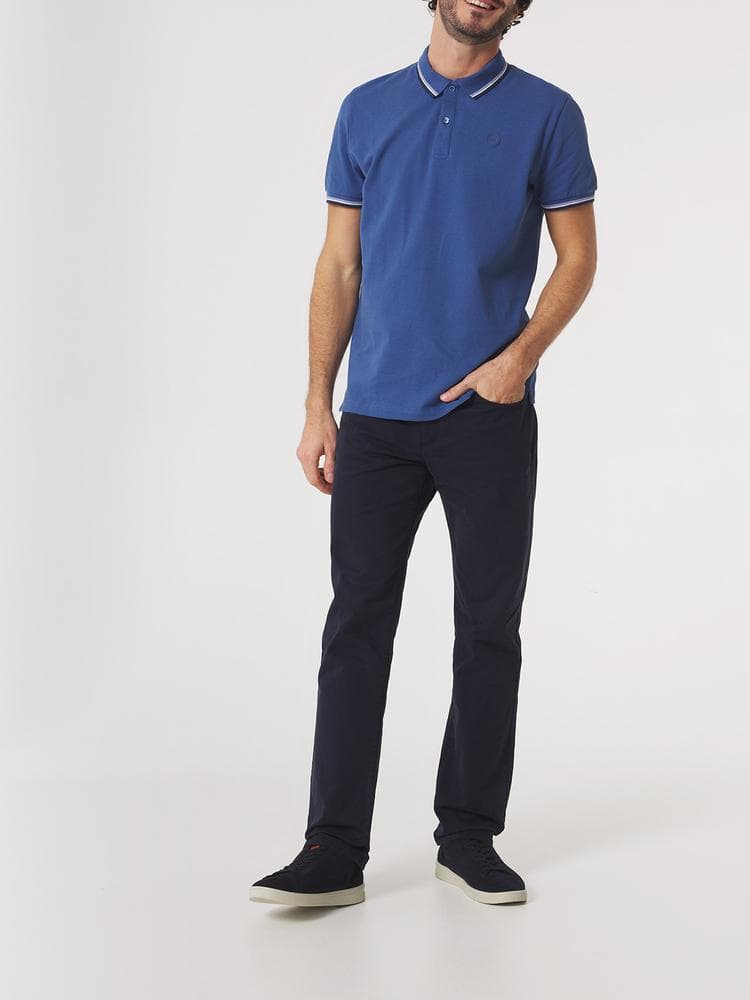 Polo manches courtes Yvanepol - Couleur bleu - Pour Homme - TBS - Taille XXL