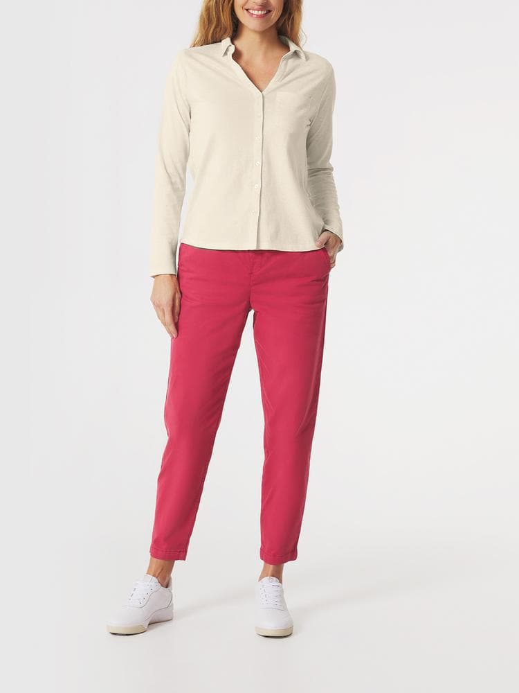 Chemise manches longues Adinache - Couleur blanc/ecru - Pour Femme - TBS - Taille 38