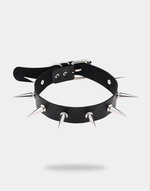 Choker Necklace Spikes