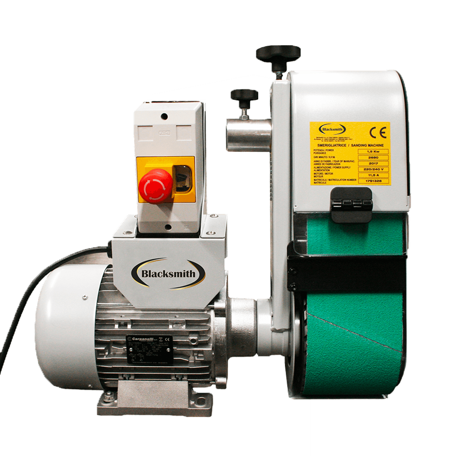 Ponceuse Blunt Blacksmith 2680 rpm 1.5KW Droite