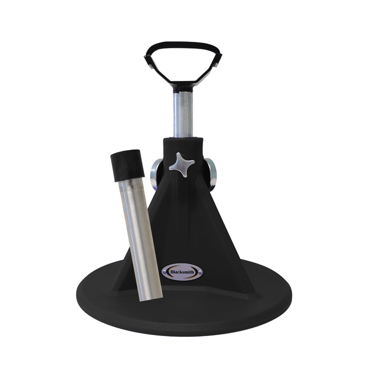 Trépied base ronde Ajustable Blacksmith NOIR