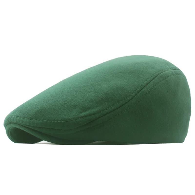 Casquette Plate Verte