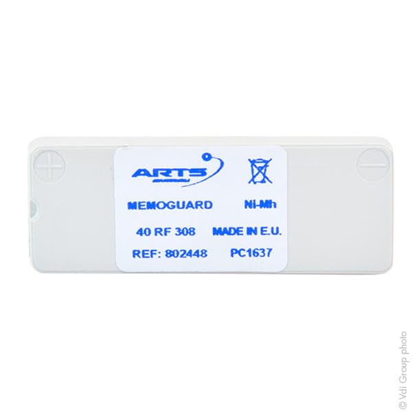Arts Energy - Accus NiMH ls Memoguard 40RF308 3.6V 80mAh CI -