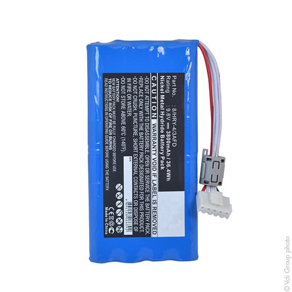 CS - Batterie médicale rechargeable 9.6V 3800mAh