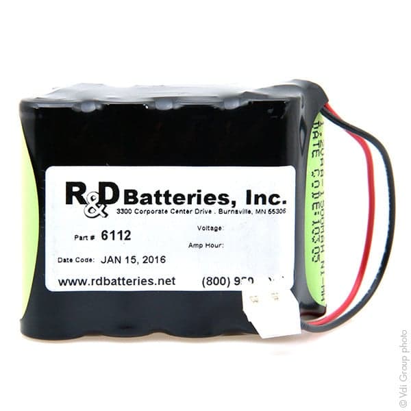 R&D - Batterie médicale rechargeable 9.6V 1.6Ah