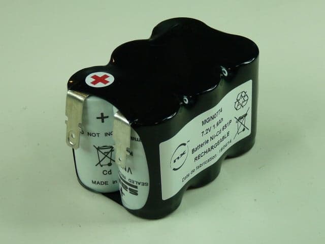 NX - Batterie NiCd 6x SC VNT 6S1P ST2 7.2V 1600mAh Cosse