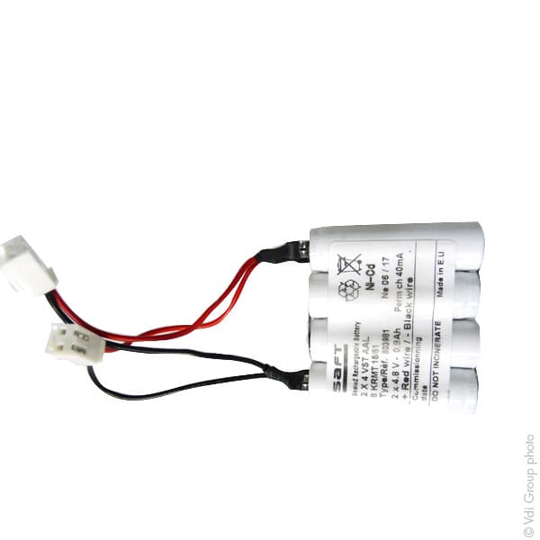 Arts Energy - Batterie eclairage secours 2 x 4.8V VST AAL 4.8V 0.9Ah