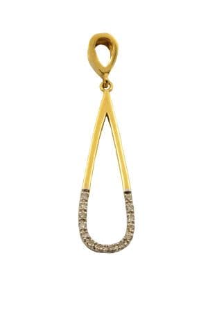PENDENTIF MODERNE DIAMANTS